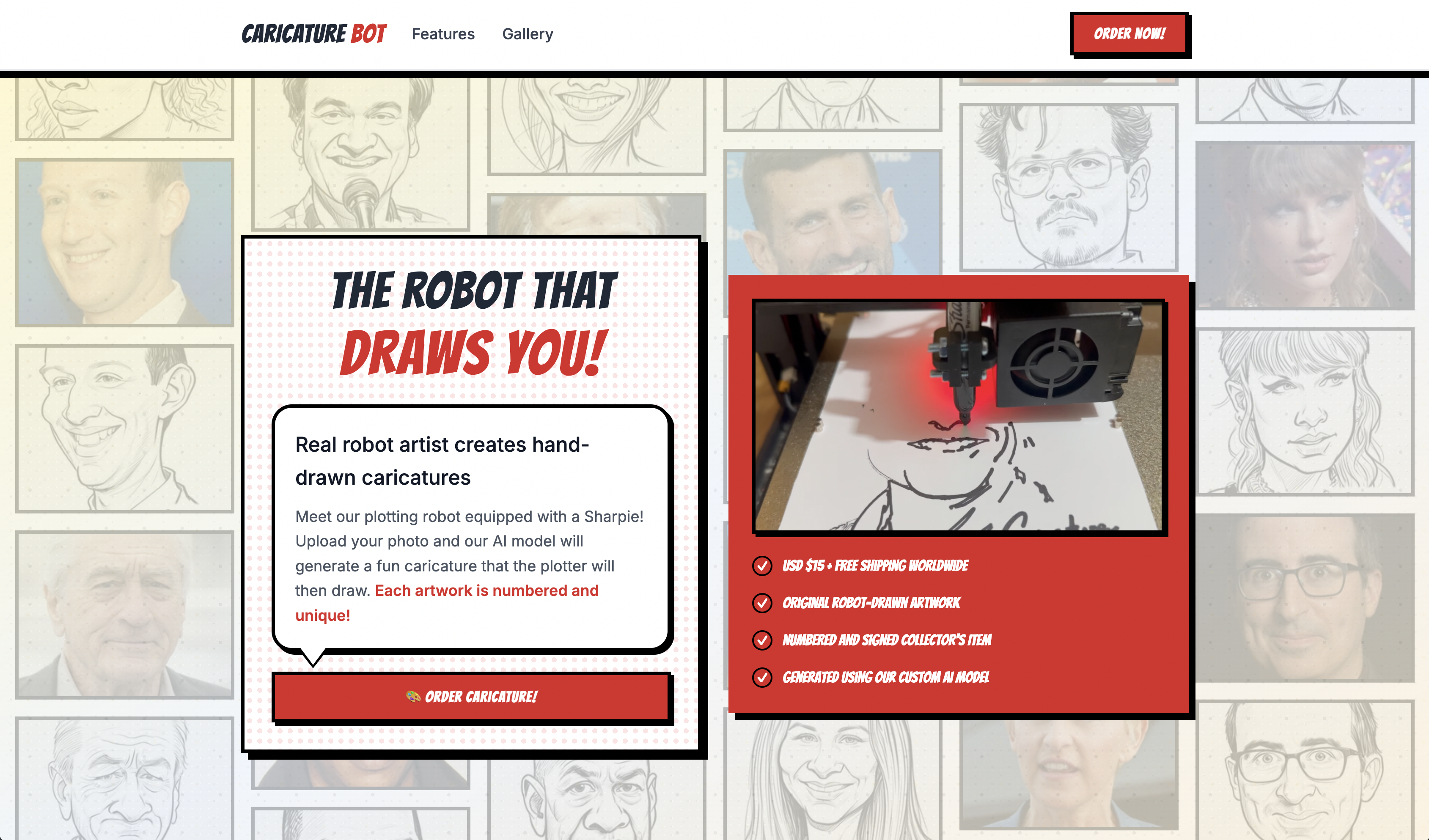 Caricature Bot